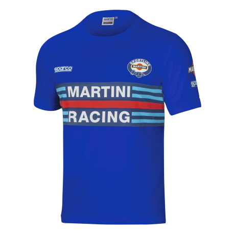 Magliette Sparco MARTINI RACING maglietta da uomo - blu | race-shop.it