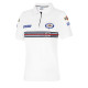 Magliette Polo da donna SPARCO MARTINI RACING Replica, bianco | race-shop.it