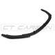 Body kit e accessori visivi CT CARBON splitter anteriore per VOLKSWAGEN GOLF GTD/GTI MK6 2009-2013, nero lucido, ABS | race-shop.it