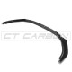 Body kit e accessori visivi CT CARBON splitter anteriore per VOLKSWAGEN GOLF GTD/GTI MK6 2009-2013, nero lucido, ABS | race-shop.it