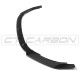 Body kit e accessori visivi CT CARBON splitter anteriore per VOLKSWAGEN GOLF GTD/GTI MK6 2009-2013, nero lucido, ABS | race-shop.it