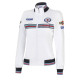 Felpe con cappuccio e giacche Sparco MARTINI RACING felpa da donna con zip intera, bianco | race-shop.it