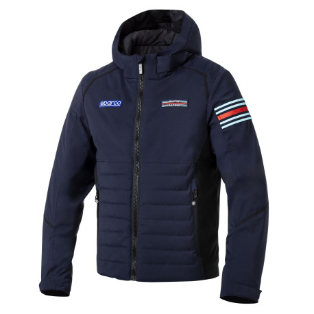 Felpe con cappuccio e giacche SPARCO MARTINI RACING GIACCA INVERNALE, blu marino | race-shop.it