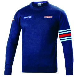 SPARCO MARTINI RACING cotone felpa, blu marino