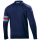 Felpe con cappuccio e giacche SPARCO MARTINI RACING wool sweatshirt, blue marine | race-shop.it