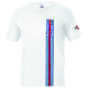 Magliette Sparco MARTINI RACING Strisce bianche T-shirt da uomo - bianco | race-shop.it