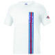 T-shirt SPARCO MARTINI RACING Stripes, bianco