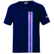 Magliette T-shirt SPARCO MARTINI RACING Stripes, blu navy | race-shop.it