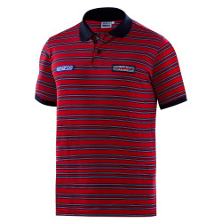 Polo SPARCO MARTINI RACING Replica Sportline, rosso
