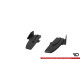 Body kit e accessori visivi MAXTON DESIGN splitter laterali posteriori per Mercedes-AMG CLA 45 C117 Facelift, nero-rosso + alette lucide | race-shop.it