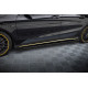 Body kit e accessori visivi MAXTON DESIGN diffusori minigonne per Mercedes-AMG CLA 45 C117 Facelift, nero + alette lucide | race-shop.it