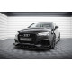 Body kit e accessori visivi Splitter anteriore V1 Audi RS3 Sedan 8V Facelift (Alette nero/rosso lucido) | race-shop.it