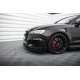 Body kit e accessori visivi Splitter anteriore V1 Audi RS3 Sedan 8V Facelift (Alette nero/rosso lucido) | race-shop.it