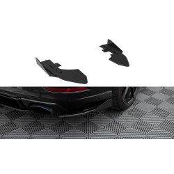 MAXTON DESIGN splitter laterali posteriori per Audi RS3 Sedan 8V Facelift, nero + alette lucide