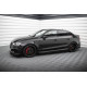 Body kit e accessori visivi MAXTON DESIGN diffusori minigonne per Audi RS3 Sedan 8V Facelift, nero + alette lucide, V1 | race-shop.it