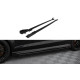 MAXTON DESIGN diffusori minigonne per Audi RS3 Sedan 8V Facelift, nero-rosso + alette lucide, V1