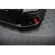 Body kit e accessori visivi MAXTON DESIGN splitter anteriore per Audi A7 RS7 Look C7, nero-rosso + alette lucide | race-shop.it