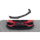 Body kit e accessori visivi MAXTON DESIGN splitter anteriore per Mercedes-Benz A 45 AMG Aero W176 Facelift, nero + alette lucide | race-shop.it