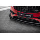 Body kit e accessori visivi MAXTON DESIGN splitter anteriore per Mercedes-Benz A 45 AMG Aero W176 Facelift, nero + alette lucide | race-shop.it