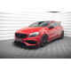 Body kit e accessori visivi MAXTON DESIGN splitter anteriore per Mercedes-Benz A 45 AMG Aero W176 Facelift, nero + alette lucide | race-shop.it