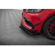 Body kit e accessori visivi MAXTON DESIGN splitter anteriore per Mercedes-Benz A 45 AMG Aero W176 Facelift, nero + alette lucide | race-shop.it