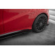 Body kit e accessori visivi MAXTON DESIGN diffusori minigonne per Mercedes-Benz A 45 AMG W176 Facelift, nero-rosso + alette lucide | race-shop.it