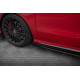 Body kit e accessori visivi MAXTON DESIGN diffusori minigonne per Mercedes-Benz A 45 AMG W176 Facelift, nero-rosso + alette lucide | race-shop.it