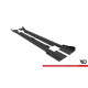 Body kit e accessori visivi MAXTON DESIGN diffusori minigonne per Mercedes-Benz A 45 AMG W176 Facelift, nero-rosso + alette lucide | race-shop.it