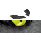 MAXTON DESIGN splitter laterali posteriori per BMW 1 F40 M-Pack / M135i, nero + alette lucide, V1