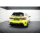 Body kit e accessori visivi MAXTON DESIGN splitter laterali posteriori per BMW 1 F40 M-Pack / M135i, nero-rosso + alette lucide, V1 | race-shop.it