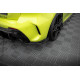 Body kit e accessori visivi MAXTON DESIGN splitter laterali posteriori per BMW 1 F40 M-Pack / M135i, nero-rosso + alette lucide, V1 | race-shop.it
