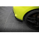 Body kit e accessori visivi MAXTON DESIGN splitter laterali posteriori per BMW 1 F40 M-Pack / M135i, nero-rosso + alette lucide, V1 | race-shop.it