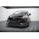 Body kit e accessori visivi Splitter anteriore Ford Fiesta ST Mk8 Facelift (Alette nero/rosso lucido) | race-shop.it