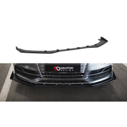 Splitter anteriore Audi S3 / A3 S-Line Sedan 8V (Alette nero lucido)