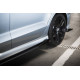 Body kit e accessori visivi MAXTON DESIGN diffusori minigonne per Audi S3 / A3 S-Line Sedan 8V, nero + alette lucide | race-shop.it