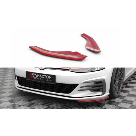 Body kit e accessori visivi MAXTON DESIGN splitter laterali anteriori per Volkswagen Golf GTI Mk7 Facelift, nero lucido | race-shop.it