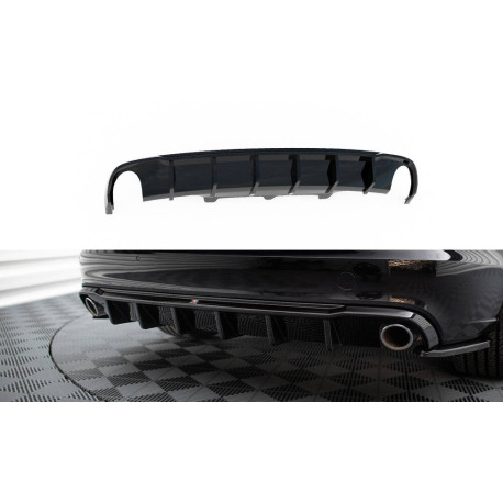 Body kit e accessori visivi MAXTON DESIGN diffusore posteriore per Audi A6 Avant C7 (scarico 1+1) | race-shop.it
