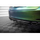 Body kit e accessori visivi MAXTON DESIGN splitter posteriore centrale per BMW 7 F01 (con barre verticali), nero lucido | race-shop.it