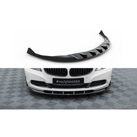 Body kit e accessori visivi MAXTON DESIGN splitter anteriore per BMW Z4 E89, nero lucido, V1 | race-shop.it