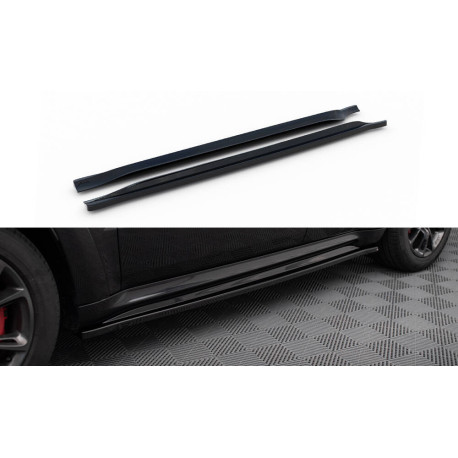 Body kit e accessori visivi MAXTON DESIGN diffusori minigonne per Jeep Grand Cherokee SRT WK2 Facelift, nero lucido | race-shop.it