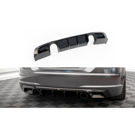 Body kit e accessori visivi MAXTON DESIGN diffusore posteriore per Audi TT S-Line 8S, nero lucido | race-shop.it