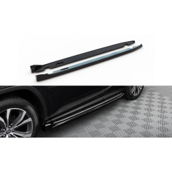 MAXTON DESIGN diffusori minigonne per Lexus RX Mk4 Facelift, nero lucido