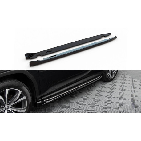Body kit e accessori visivi MAXTON DESIGN diffusori minigonne per Lexus RX Mk4 Facelift, nero lucido | race-shop.it