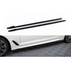MAXTON DESIGN diffusori minigonne per BMW 5 M-Pack G30 / G31, nero lucido, V2