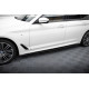 Body kit e accessori visivi MAXTON DESIGN diffusori minigonne per BMW 5 M-Pack G30 / G31, nero lucido, V2 | race-shop.it