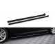 Body kit e accessori visivi MAXTON DESIGN diffusori minigonne per Chrysler 300 Mk2, nero lucido | race-shop.it