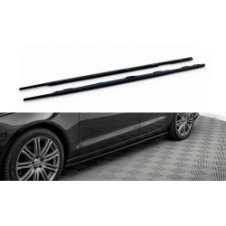 MAXTON DESIGN diffusori minigonne per Audi A6 C7, nero lucido, V2
