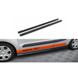 MAXTON DESIGN diffusori minigonne per Ford Transit Courier Mk1, nero lucido