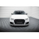 Body kit e accessori visivi MAXTON DESIGN splitter anteriore per Audi RS3 Sedan 8V Facelift, nero lucido, V3 | race-shop.it