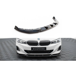 MAXTON DESIGN splitter anteriore per BMW 3 Sedan / Touring G20 / G21 Facelift, nero lucido